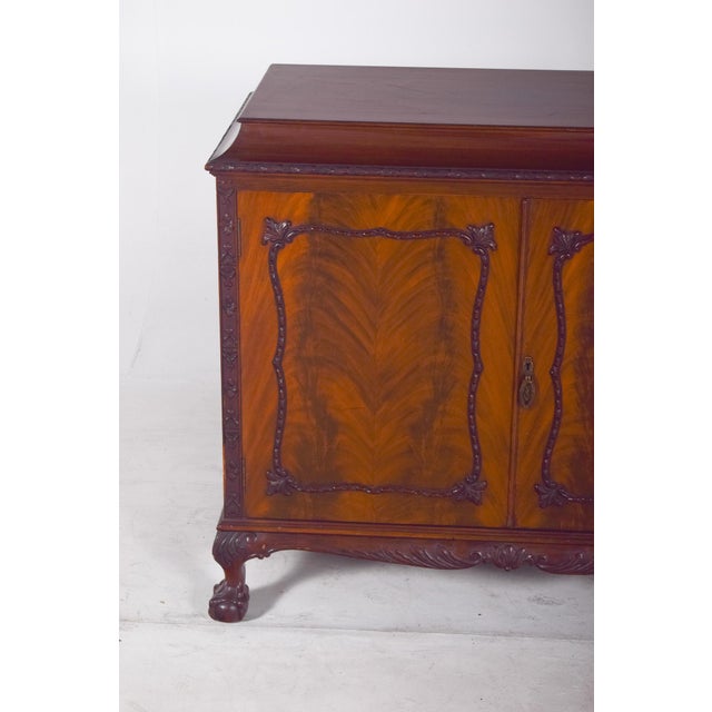 Antique English Sideboard with Bar For Sale - Image 14 of 18