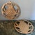 1970s Southern Pineapple Brass Trivet Coasters - a Pair For Sale - Image 5 of 9