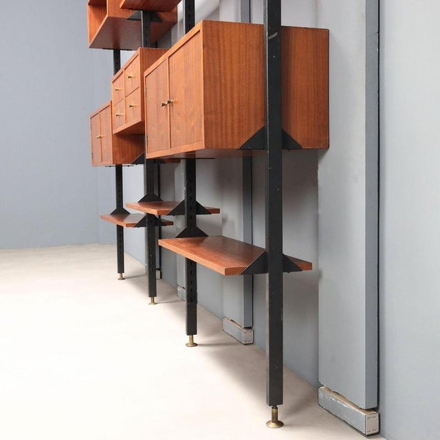 Vintage Bookcase in Mahogany, 1960s For Sale - Image 14 of 15