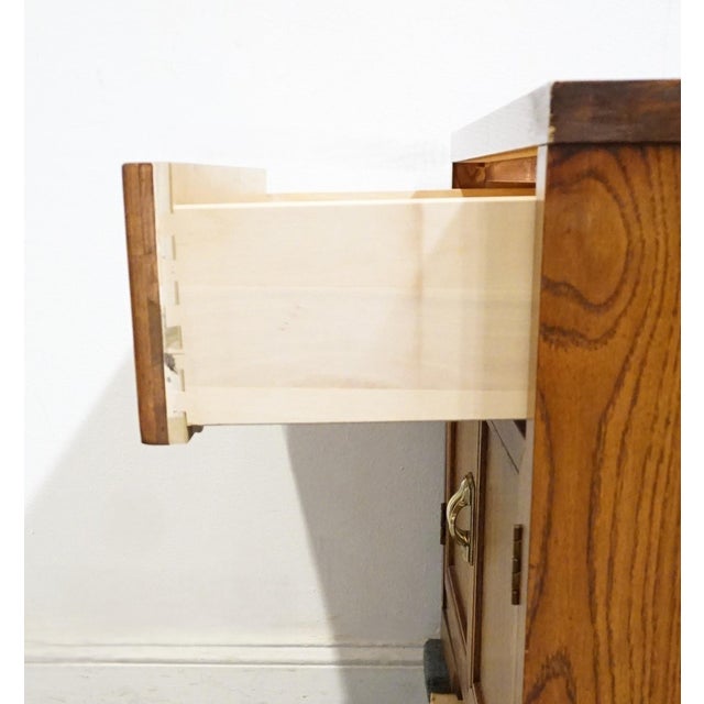 Brown Thomasville Furniture Kallista Collection Contemporary Transitional 27" Cabinet Nightstand 25812 For Sale - Image 8 of 14