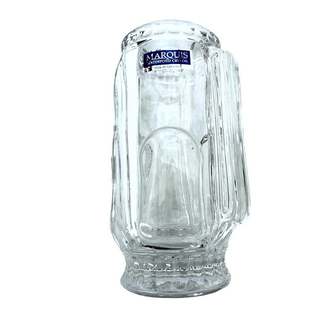 Late 20th Century Marquis Waterford Crystal Golf Bag Holder W/ 6 Silver-Plated Golf Club Stirrers Made in Germany For Sale - Image 5 of 12