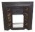 Antique Cast Iron Fireplace Insert with Original Tiles For Sale