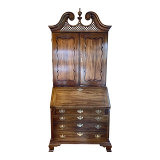 Historic Bicentennial Statton Fine Furniture Cherry Secretary Desk For Sale