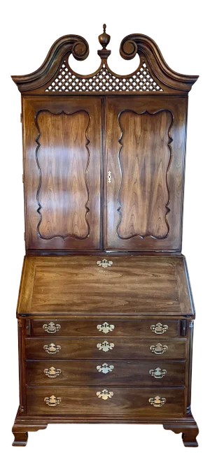 Historic Bicentennial Statton Fine Furniture Cherry Secretary Desk