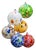 Murano Glass Christmas Ornaments from Ribes the Art of Glass, 2004, Set of 6 For Sale