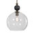 Modern Mendota 1 Light Glass Pendant For Sale - Image 3 of 3