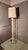 Vintage Floor Lamp in White Lacquered Wood with Floral Decorations from Fontana Arte, 1940s, in Very Good conditions....