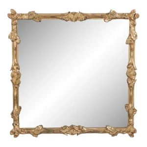 1990s Giltwood Twig Mirror by Jerry Solomon