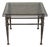 Forged Glass Coffee Table in the style of Lothar Klute For Sale