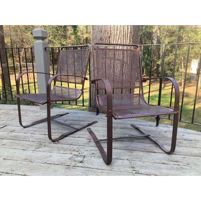 1950s Mid Century Modern Rockers, Attributed to Howell Manufacturing For Sale - Image 10 of 10