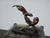 Vintage Bronze Balancing Swimming Otters Statue ~ Sculpture For Sale - Image 15 of 15