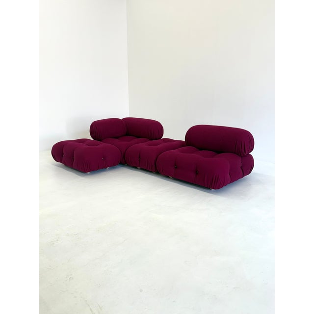 Mid-Century Modern Camaleonda Modular Sofa in Bordeaux by Mario Bellini for B&B Italia, 2000s For Sale - Image 3 of 14