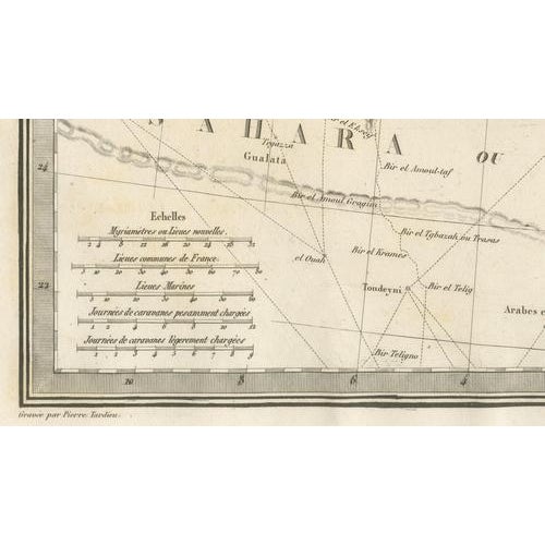 North Africa Map by Lapie, 1837 For Sale - Image 10 of 13