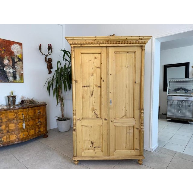 Gründerzeit Farmhouse Cupboard in Softwood For Sale - Image 6 of 12