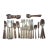 Metal Vintage Napoleon Flatware Set for Eight- 65 Pieces For Sale - Image 7 of 7