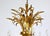 Metal Hollywood Regency Wheat Floral Bouquet Gilt Iron Chandelier by Hans Kögl, 1970s For Sale - Image 7 of 18