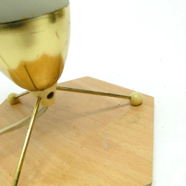 1970s Czechoslovakian Pop Art Bedside Lamp, 1960s For Sale - Image 5 of 7