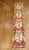 Contemporary Narrow Floral Turkish Red Large Flower Turkish 20th Century Wool Runner - 1'9" x 9'10" For Sale - Image 3 of 6