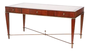 Art Deco Style Leather Top Desk