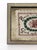 Antique Beaded Holiday Peace on Earth Framed Crochet Linen For Sale - Image 4 of 11