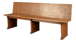 Vintage Oak Bench, 1960s