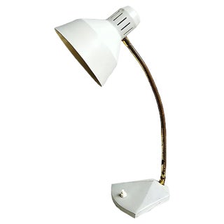 Desk Lamp in Light Gray, 1950s For Sale