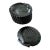 Set of 12 Vintage Arcoroc France "Coquillage" Black Glass Shell Dishes, Circa 1960s For Sale