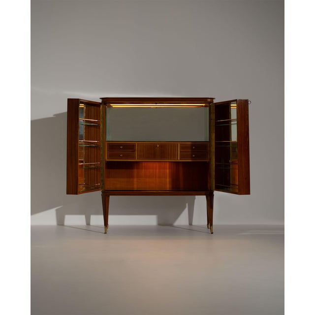 Italian Bar Cabinet, 1950s For Sale - Image 3 of 18