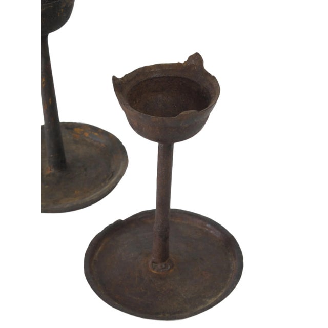 1900 - 1909 Vintage Oil Burner or Candle Holder, Set of 5 For Sale - Image 5 of 8