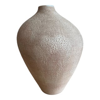 Large Vintage Haeger Organic Modern Textured Ceramic Vase | American Studio Pottery For Sale