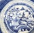Antique 19th Century Chinese Canton Export Blue & White 8.75" Shallow Bowl This authentic piece of Qing Dynasty export...