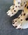 Italian Hand-Painted Ceramic Cheetah For Sale - Image 9 of 11
