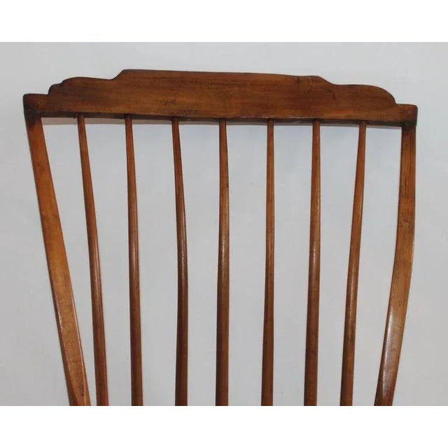 Rustic Early 19th C Step Down Windsor Chair For Sale - Image 3 of 6