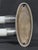 Metal European Mid Century Nickel & Milk Glass Double Arm Towel Rack For Sale - Image 7 of 7