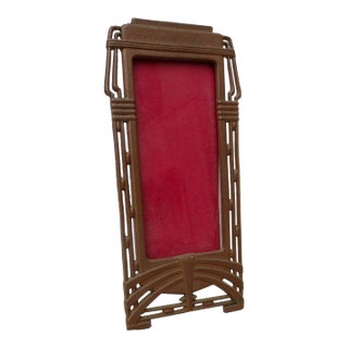 Coppery Art Deco Photo Frame For Sale