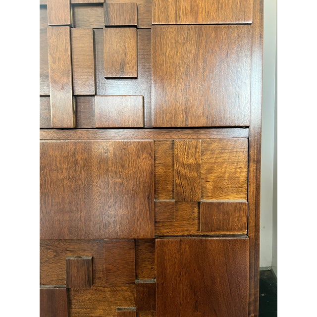 Wood Mid 20th Century Lane Staccato Mid-Century Highboy Dresser For Sale - Image 7 of 10