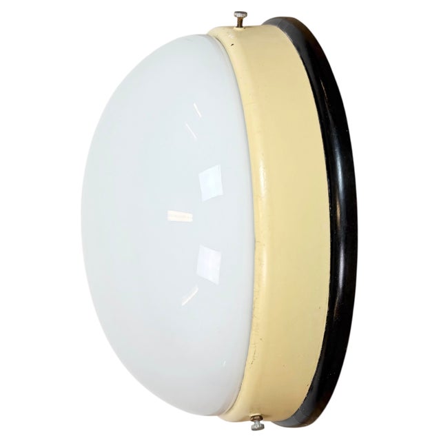 Industrial Bakelite Wall Light with Milk Glass, 1950s For Sale - Image 12 of 12