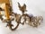 Pair of 1920s Cast Iron Sconces With Birds For Sale In Los Angeles - Image 6 of 11
