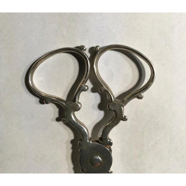 18th Century Regency Sterling Silver Sugar Nips with Frames, London, 1750, Set of 2 For Sale - Image 16 of 18
