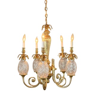 5 Arm Chandelier Hospitality Collection by Waterford Crystal For Sale