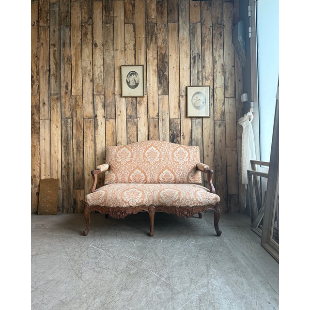Antique Louis XV Two-Seater Bench For Sale - Image 10 of 10