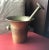 French Country Vintage Early 1900's Hand Hammered European Brass Mortar and Pestle For Sale - Image 3 of 4