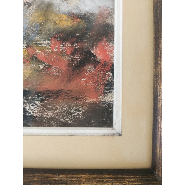 Ramon Kelley Original Pastel Painting Nude Portrait of a Seated Woman For Sale - Image 10 of 12