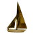 Vintage MCM Brass Sailboat For Sale