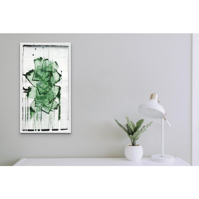 Acrylic and pigments on paper Edition: Unique, Unframed. Emma Godebska is a French abstract artist living in Nimes,...