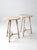 Wood Pair of Vintage Cottage Pedestal Side Tables For Sale - Image 7 of 17