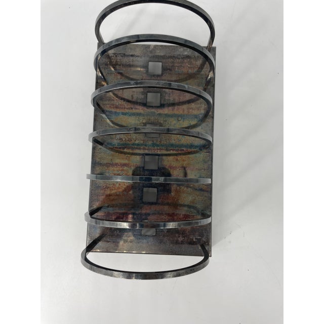 Art Deco Style Metallic Letter Holder For Sale In Greenville, SC - Image 6 of 7