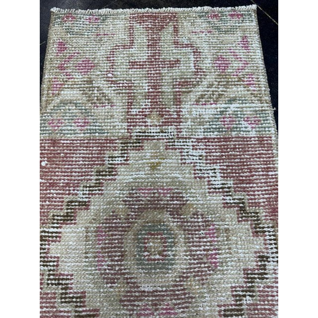 Turkish Yastik Rug 1'4" x 2'10" For Sale - Image 4 of 6