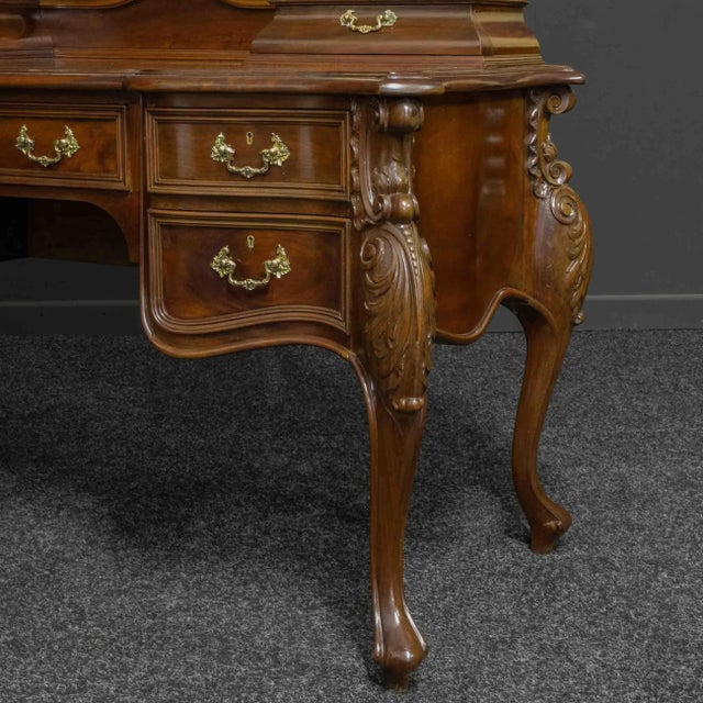 Wood Antique Victorian Mahogany Dressing Table For Sale - Image 7 of 17