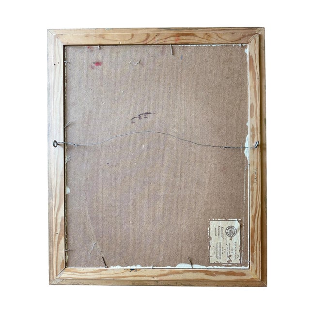 Mid Century Modern Swedish Expressionist Oil Painting - Uno Bornemark (1924–2009) For Sale - Image 9 of 10